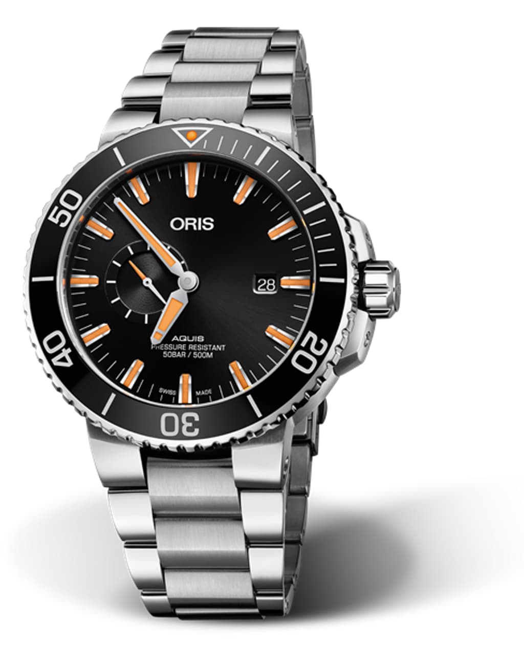 Vertical image of Aquis Small Second, Date